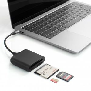 HyperDrive USB-C Pro Card Reader čtečka paměťových karet černá