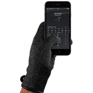 MUJJO jednovrstvé dotykové rukavice pro SmartPhone (S) černé