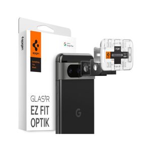 Spigen Glass tR EZ Fit Optik Black 2 Pack ochranné sklo pro Google Pixel 8 Černá