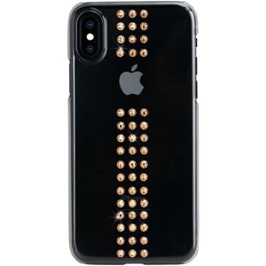 Bling My Thing Stripe zadní kryt Apple iPhone X/XS, se zlatými krystaly Swarovski® čiré