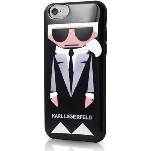 Karl Lagerfeld Karl and Choupette KLHCP6KKORO TPU pouzdro iPhone 6/6S černé
