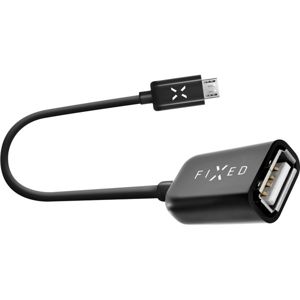 FIXED MicroUSB OTG adapter USB 2.0 černý