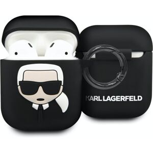 Karl Lagerfeld silikonový kryt pro Airpods černý