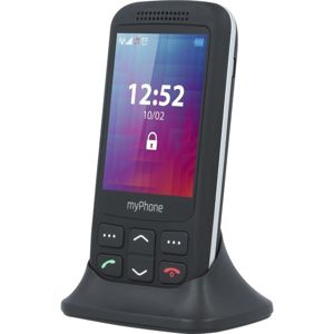 myPhone Halo S s nabíjecím stojánkem černý