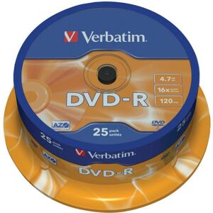 VERBATIM DVD-R(25 ks)Spindle/General Retail/16x/4.7GB