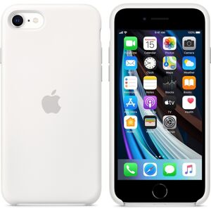 Apple silikonový kryt iPhone SE (2022/2020) bílý