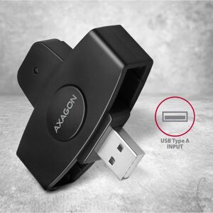 AXAGON CRE-SM5, USB externí čtečka kontaktních karet