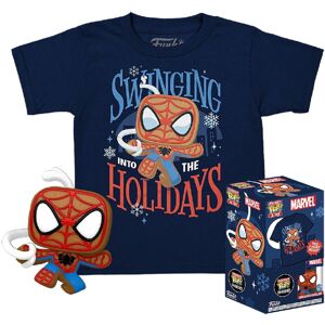 Funko Pocket POP! & Tee: Marvel - Spider-Man (Gingerbread ) dětské S