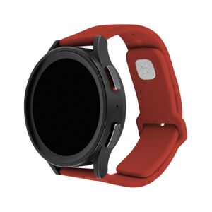FIXED set silikonových řemínků s Quick Release 20mm pro smartwatch červený