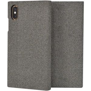 SoSeven Premium Gentleman Book flip iPhone XS Max šedé