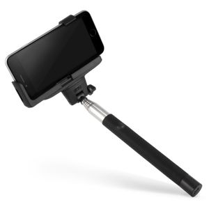Teleskopický Bluetooth selfie držák černý