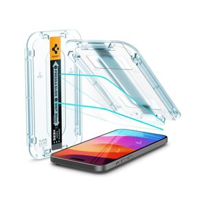 Spigen Glass tR EZ Fit 2 Pack tvrzené sklo iPhone 15 Plus čiré