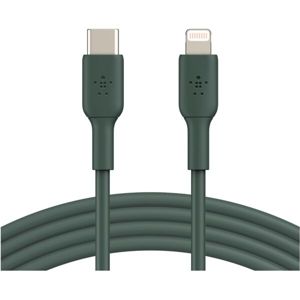 Belkin BOOST Charge USB-C/Lightning kabel, 1m, půlnočně zelený
