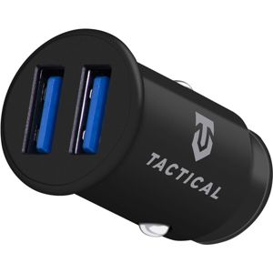 Tactical 2x USB-A autonabíječka černá
