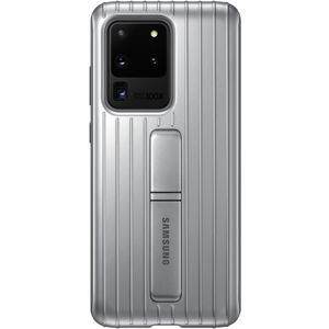 Samsung tvrzený ochranný zadní kryt se stojánkem Galaxy S20 Ultra 5G (EF-RG988CSEGEU) stříbrný