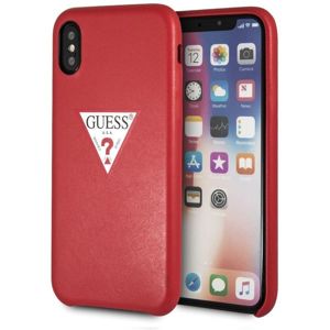 Guess Triangle Hard case GUHCPXPTPURE iPhone X/XS červené