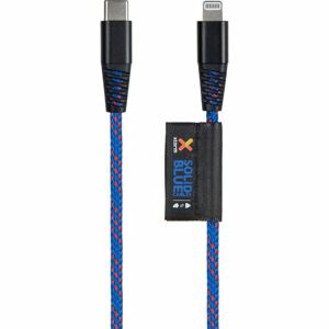 Xtorm Solid USB-C/Lightning pevný kabel 1 m modrý