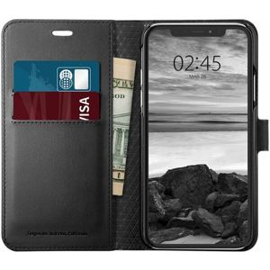 Spigen Wallet S pouzdro iPhone XS/X černé