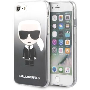 Karl Lagerfeld Iconic Degrade kryt iPhone 7/8/SE (2020) černý