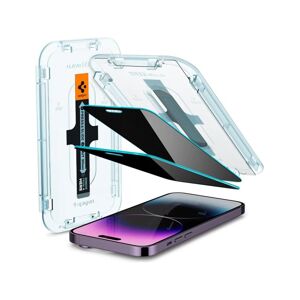 Spigen Glass EZ Fit Privacy 2 Pack ochranné sklo iPhone 14 Pro Max