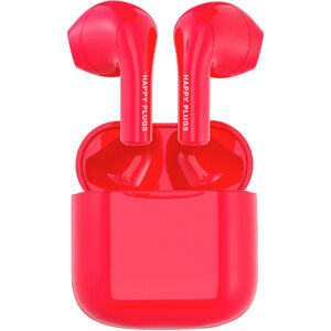 Happy Plugs Joy bezdrátová sluchátka červená