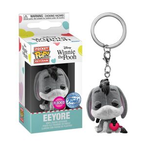 Funko POP! Keychain: Disney - Eeyore w/heart (Flocked)