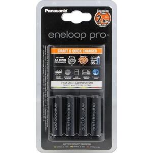 Panasonic eneloop Pro nabíječka + 4x AA baterie