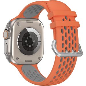 CubeNest sportovní řemínek pro Apple Watch (42-49mm) oranžový/šedý
