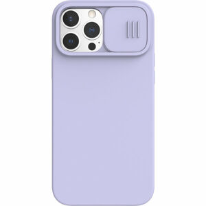 Nillkin CamShield Silky silikonový kryt iPhone 13 Pro Max fialový