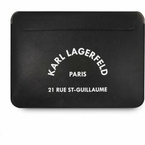 Karl Lagerfeld RSG logo kožené sleeve pouzdro pro MacBook Air/Pro