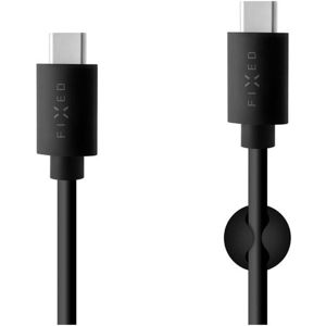 FIXED nabíjecí kabel USB-C - USB-C (PD) 15W černý
