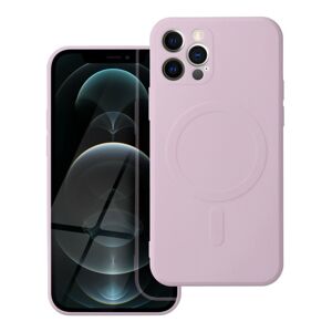 Smarty Mag silikonový kryt s MagSafe iPhone 12 Pro Max růžový