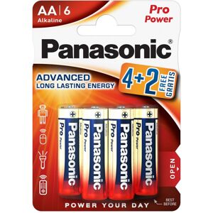 Panasonic Pro Power Gold AA alkalické baterie, 4+2 ks