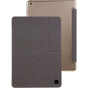 UNIQ Yorker Kanvas Plus pouzdro se stojánkem Apple iPad Pro 11" (2018) šedé (eko-balení)