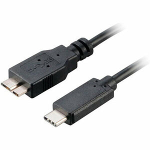 Akasa SuperSpeed+ USB 3.1, Type-C na Micro B, 100cm, černá