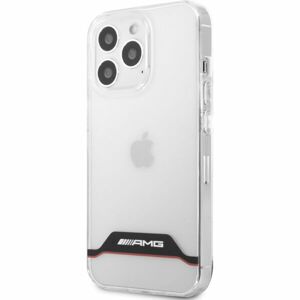 AMG PC/TPU Red Stripes Kryt iPhone 13 Pro čirý