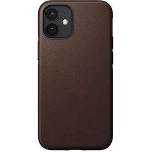 Nomad Rugged Leather MagSafe kryt Apple iPhone 12 mini hnědý