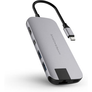HyperDrive SLIM USB-C Hub vesmírně šedý