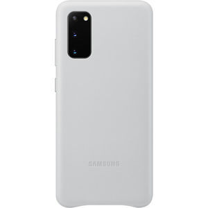 Samsung EF-VG980LS kožený zadní kryt Galaxy S20 světle šedý
