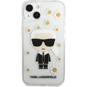 Karl Lagerfeld Ikonik Flower Kryt iPhone 13 mini čirý