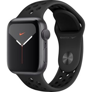 Apple Watch Nike 40mm vesmírně šedý hliník s antracitovým/černým Nike sportovním řemínkem (2019)