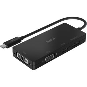 Belkin USB-C video adaptér HDMI, VGA, DVI, DisplayPort černý