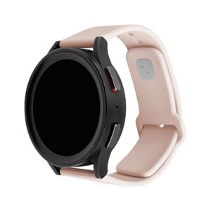 FIXED set silikonových řemínků s Quick Release 22mm pro smartwatch růžový
