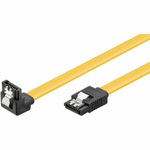 PremiumCord kabel SATA 3.0 kovová západka 90° 0,2m