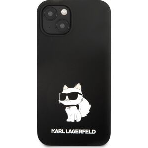 Karl Lagerfeld Liquid Silicone Choupette NFT kryt iPhone 13 černý