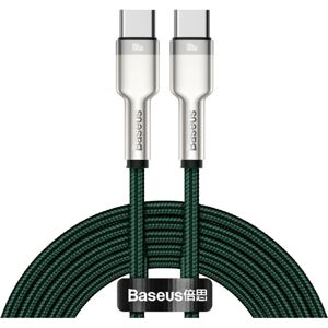 Baseus Cafule Series kabel USB-C/USB-C 100W 2m zelený