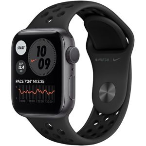 Apple Watch Nike (2020) 40mm vesmírně šedý hliník s antracitovým / černým sportovním řemínkem