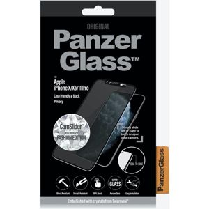 PanzerGlass Edge-to-Edge Swarovski Privacy CamSlider iPhone X/XS/11 Pro černé