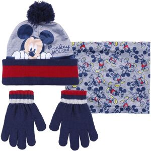 Dárkový zimní set (čepice, nákrčník a rukavice) Mickey