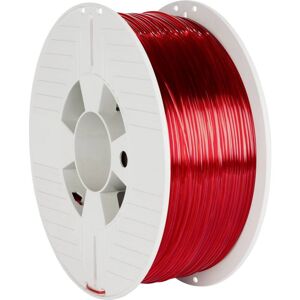 VERBATIM filament do 3D tiskárny PET-G 1.75mm, 327m, 1kg červený průhledný